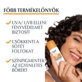   Eucerin Sun Pigment Control Színezett napozó fluid arcra medium SPF50+ 50ml