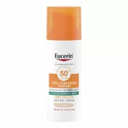   Eucerin Sun Oil Control színezett napozó krém-gél arcra light FF50+ 50ml