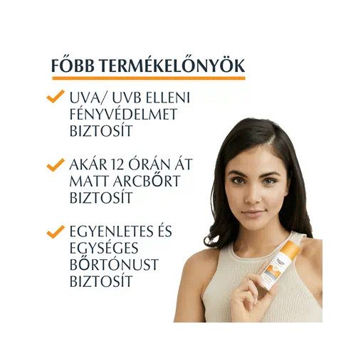 Eucerin Sun Oil Control színezett napozó krém-gél arcra light FF50+ 50ml