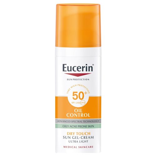 EUCERIN SUN FF50+ OIL CONT.KREMGEL MEDIUM 50ML