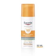   Eucerin Sun Oil Control színezett napozó krém-gél arcra medium SPF50+  50ml