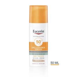   Eucerin Sun Oil Control színezett napozó krém-gél arcra medium SPF50+  50ml