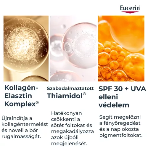 Eucerin Hyaluron-Filler + Elasticity Bőrtömörséget regeneráló nappali arckrém SPF30 50ml