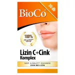 BioCo Lizin C+Cink Komplex étrend-kiegészítő tabletta 30x