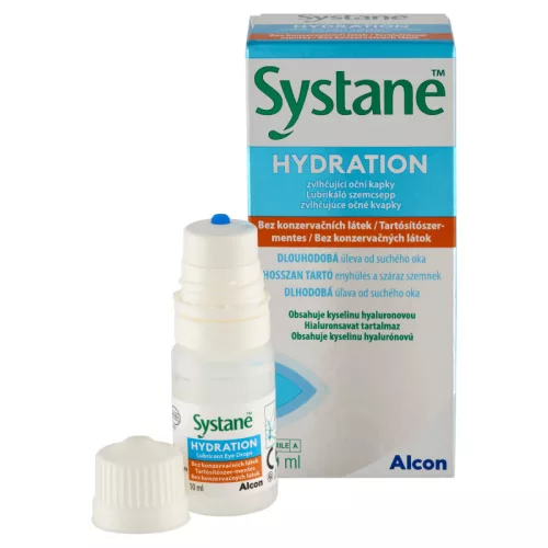 Systane Hydration tartósítószer mentes lubrikáló szemcsepp 10ml