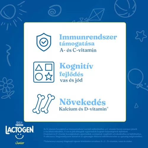 Lactogen 3 Junior vaníliás ízű tejalapú italpor 12+ hó 500g
