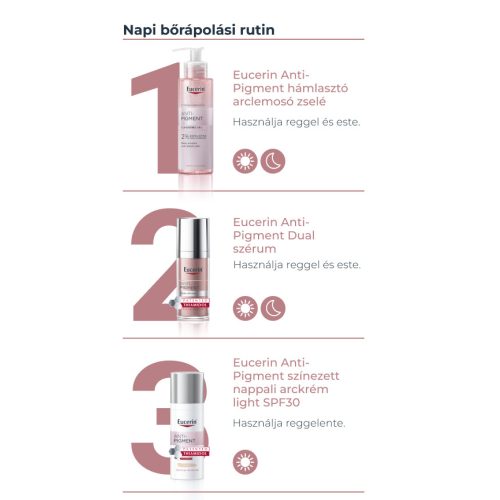 Eucerin Anti-Pigment színezett nappali arckrém light SPF30 50ml