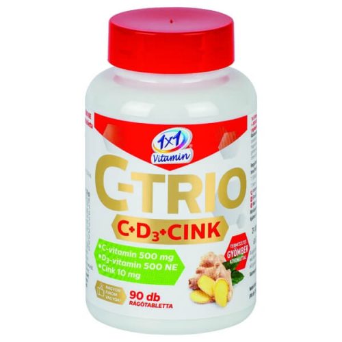 VITAPLUS 1X1 C-TRIO C+D3+CINK+GYOMB.RAGOTABL 90X