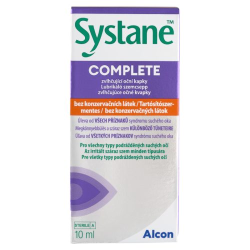 SYSTANE COMPLETE TARTOSITOSZERMENT.SZEMCS. 10ML