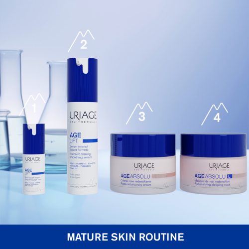 Uriage Age Absolu bőrtömörséget fokozó, ránctalanító éjszakai krém maszk 50ml