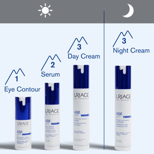 Uriage Age Lift ránctalanító és feszesítő nappali fluid normál és kombinált bőrre 40ml 