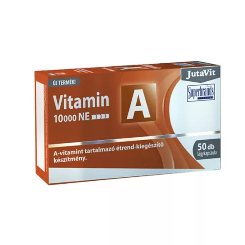 JutaVit A-vitamin 10000NE lágyzselatin kapszula 50x