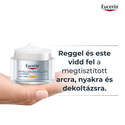 Eucerin Hyaluron-Filler Ráncfeltöltő nappali arckrém FF 30 50ml