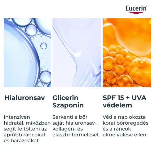 Eucerin Hyaluron-Filler Ráncfeltöltő nappali arckrém FF 30 50ml