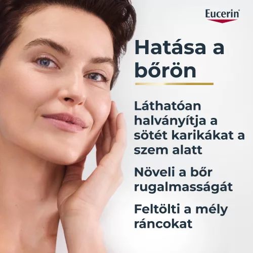 Eucerin Hyaluron-Filler + Elasticity Bőrtömörséget regeneráló szemránckrém SPF20 15ml