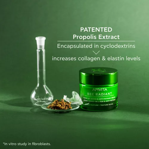 Apivita Bee Radiant Bőröregedés elleni arckrém rich 50ml
