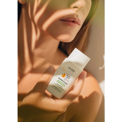 Babé Super fluid mattító fényvédő arckrém SPF50 50ml