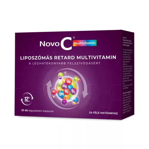 Novo C Multivitamin liposzómás retard multivitamin kapszula 30x