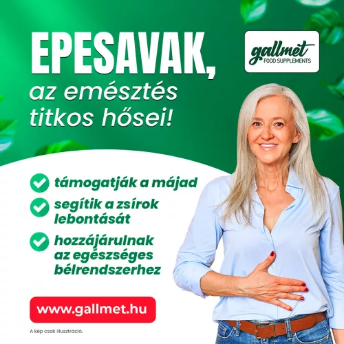 Gallmet Natural étrend-kiegészítő, epesav kapszula 60 db 24 g