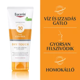   Eucerin Sun Oil Control Dry Touch napozó krém-gél testre SPF30 200ml