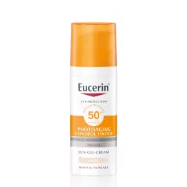   Eucerin Sun Photoaging Control Színezett napozó krém arcra light SPF50+ 50ml