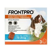 A.U.V. Frontpro 68 mg rágótabletta kutyáknak 10-25 kg 3x