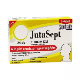 JutaVit Jutasept szopogató tabletta citrom ízű 24x