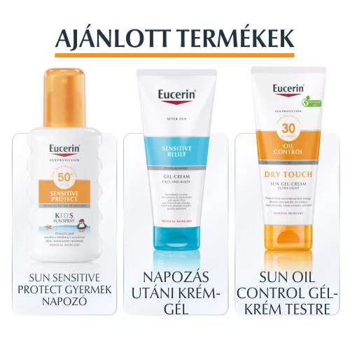 Eucerin Sun Sensitive Protect Színtelen napozó spray SPF50 200ml