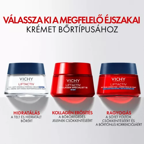 VICHY Liftactiv Collagen Specialist 16 éjszakai arckrém 50ml