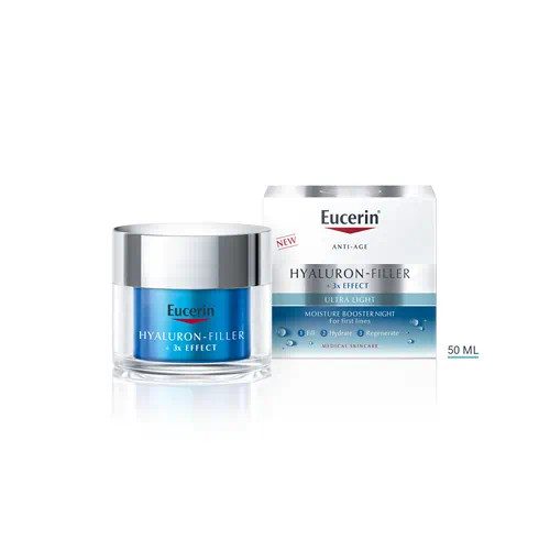 Eucerin Hyaluron-Filler ráncfeltöltő, hidratáló éjszakai arckrém 50ml