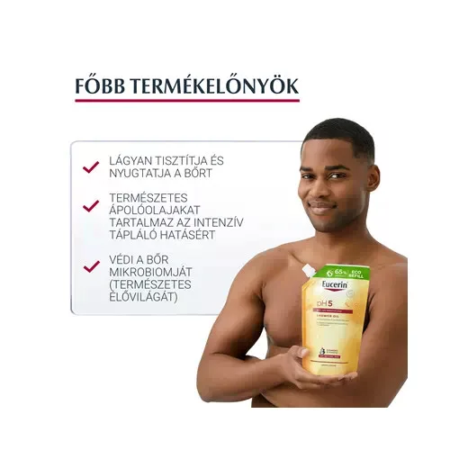 Eucerin pH5 Olajtusfürdő utántöltő 400ml