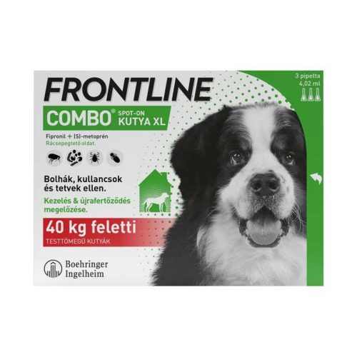 A.U.V. Frontline Combo Spot on XL (40 kg felett) 3x4,02ml