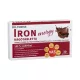 Dr. Theiss Iron Energy rágótabletta vassal, cinkkel és vitaminokkal, csokoládé ízben 30x