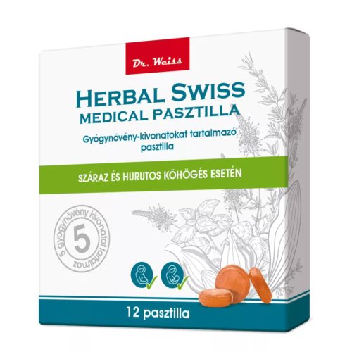 Herbal Swiss Medical pasztilla 12x