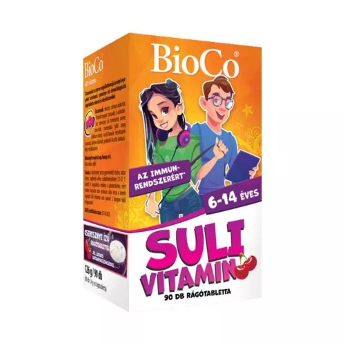 BioCo Suli-vitamin Cseresznyés rágótabletta 90x