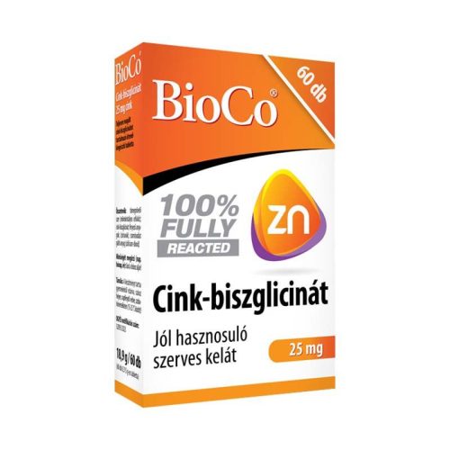BIOCO CINK-BISZGLICINAT 25MG TABL. 60X