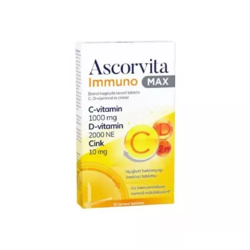 Ascorvita Immuno MAX bevont tabletta 30x