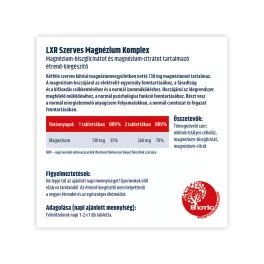 LXR Szerves Magnézium Komplex 60x