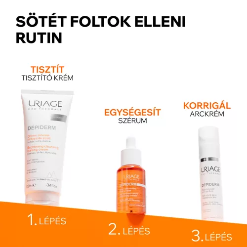 Uriage Dépiderm ragyogást fokozó habzó lemosó 100ml 