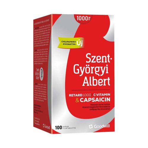 SZENT-GYORGYI ALBERT 1000MG RET.C+CAPSAICIN 100X