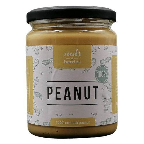 Nuts & Berries Földimogyorókrém (smooth) 500g