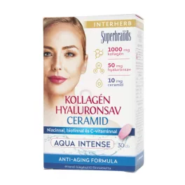   Interherb Kollagén Hyaluronsav Ceramid Aqua Intense tabletta 30x