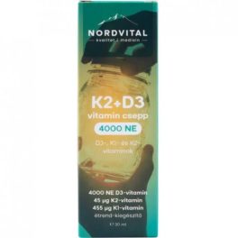 Nordvital D3+K2 csepp 30ml