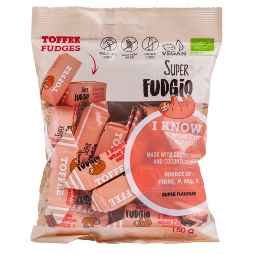 SUPER FUDGIO BIO VEGAN TEJM.KARAMELLA 100G