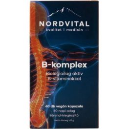 Nordvital B-komplex vegán kapszula 60x