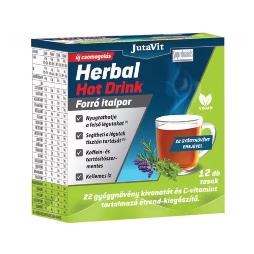 JutaVit Herbal Hot Drink forró italpor felnőtteknek 12x