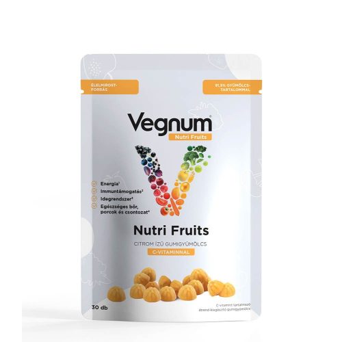 VEGNUM NUTRIFRUITS C-VIT.GUMIGYUMOLCS 30X