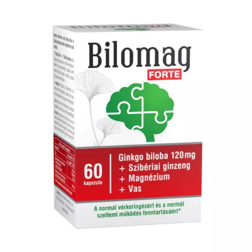 Bilomag Forte Ginkgo Biloba 120mg kapszula 60x