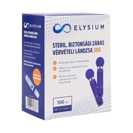 Elysium steril vérvételi lándzsa 30G 100x