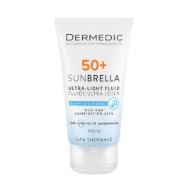   Dermedic Sunbrella Ultra-light Fényvédő FLUID SPF50+ zsíros és kombinált arcbőrre 40ml